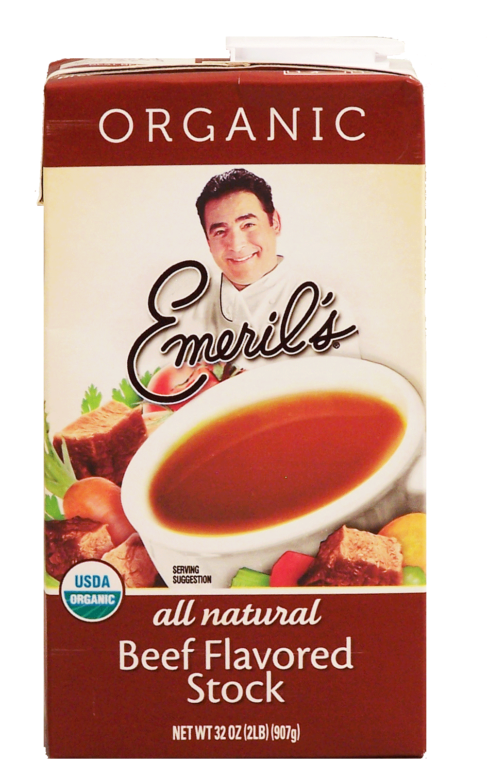 Emeril's Organic all natural beef flavored stock Full-Size Picture